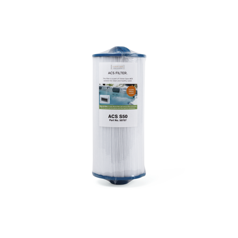 Filterpatron Viskan Spa S50 med gänga Filterpatron Viskan Spa S50 med gänga
